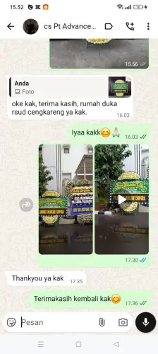 Testimonial Papan Bunga Pernikahan rancaekek kencana