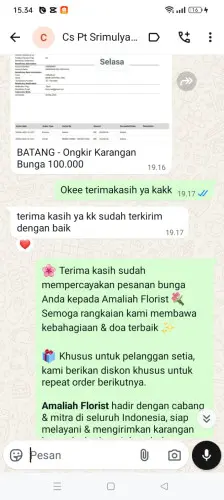 Testimonial Papan Bunga rancaekek kencana