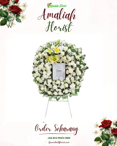 Krans Bunga Duka Cita rancaekek kencana